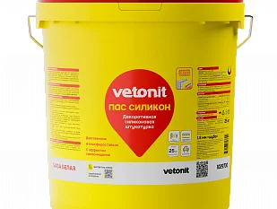 Штукатурка Vetonit пас силикон 25 кг.
